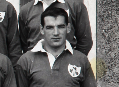 Gerry Culliton pictured with the Irish team in 1961.