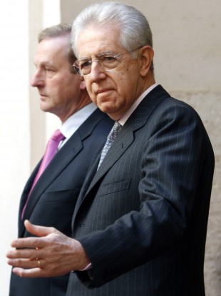 Enda Kenny and Mario MOnti last held a bilateral meeting in February.