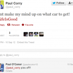 Paul O'Conor is not amused by Corry's procrastination.