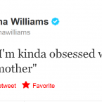 Serena Williams is a couch potato at heart.