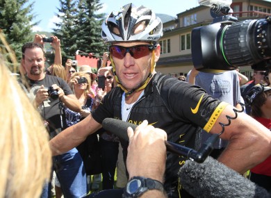 Lance Armstrong.