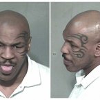 Bonus Mike Tyson shot. This 2006 mugshot from his arrest for allegedly driving drunk and possessing cocaine is just too good to pass up