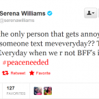 Leave Serena Williams alone, whoever you are.