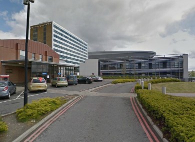 Part of the Altnagelvin hospital