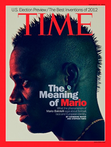 Move over, Enda — Mario Balotelli takes the cover of Time International