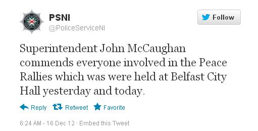 psni belfast peace