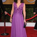 Sally Field is so cute. I also watched Mrs. Doubtfire recently, just FYI. The dress could be a tad bit longer though, no? Or maybe nipped in a the waist more? I don't know, it needs something. (© Vince Flores / AFF-USA.COM)