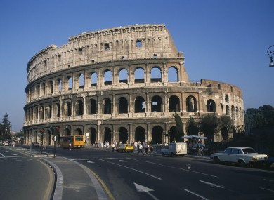 The Colosseum in Rome