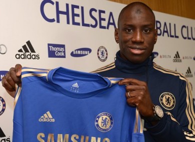 Ba with the Chelsea jersey.