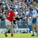 Cork's Kieran Murphy looks to transfer this offender to Waterford's Tom Feeney.
