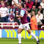 The charismatic Italian become a cult hero in the four seasons he spent at the Boleyn Ground between 1999-2003.