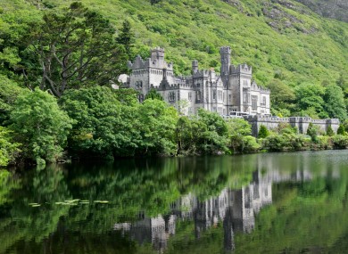 Kylemore Abbey Castle in Galway.