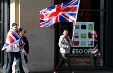 200 take part in Belfast union flag protest