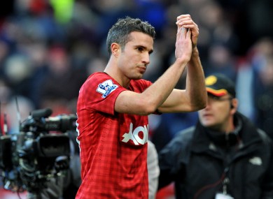 Robin van Persie is expected to return to his old ground.