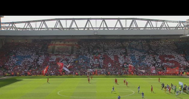 Snapshot: Liverpool fans say ‘thanks’ to Everton