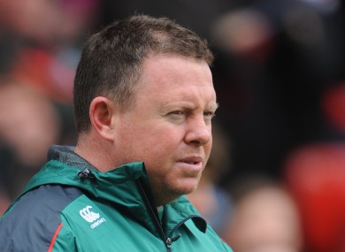 Matt O'Connor: favourite to replace Joe Schmidt.