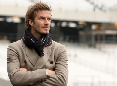 David Beckham (file photo).