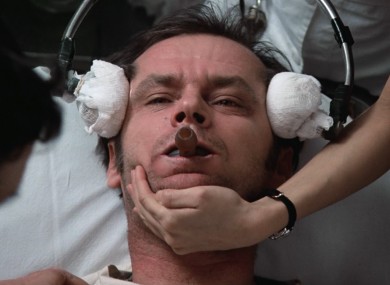 Jack Nicholson received ECT in the film 'One Flew Over the Cuckoo’s Nest'