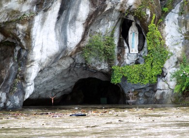 The grotto at Lourdes