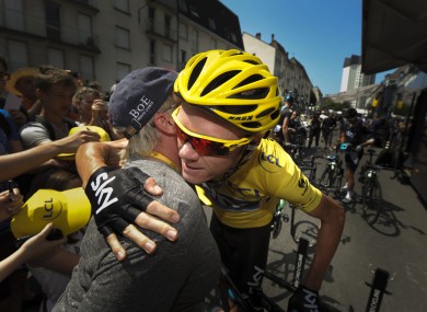 Chris Froome is a week away from his first Tour de France win.