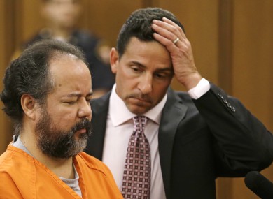 File: Ariel Castro, left, stands before a judge with defence attorney Craig Weintraub during Castro's arraignment