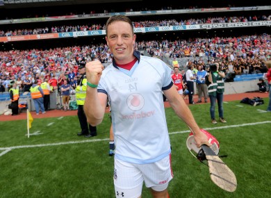 Anthony Nash celebrating after beating Dublin.