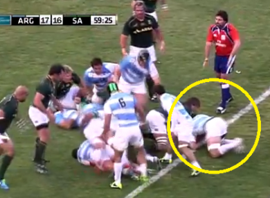 Conclusive video evidence of the alleged bite on Eben Etzebeth was not forthcoming.
