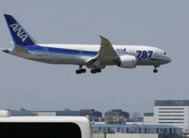 An ANA Boeing 787-8 Dreamliner