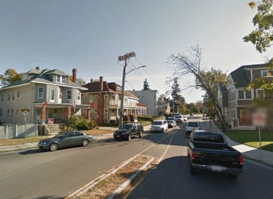 Adams Street, near where the man was found on Sunday.