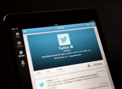 Twitter homescreen