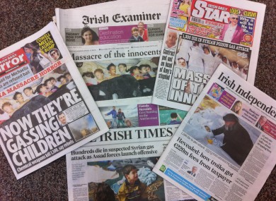Some of today's front pages