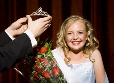 Child beauty contest winner.