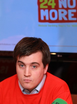 Chair of the 24 No More Campaign, Dr John Donnellan.