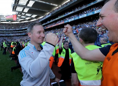 Dublin boss Jim Gavin after yesterday's game.