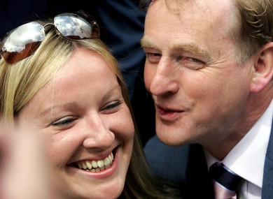 Enda Kenny with Lucinda Creighton in happier times.
