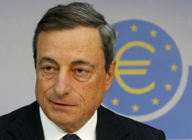 President of the European Central Bank, Mario Draghi.