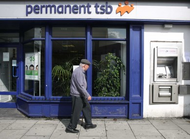 A Permanent TSB branch in Rathmines, Dublin. (File photo)