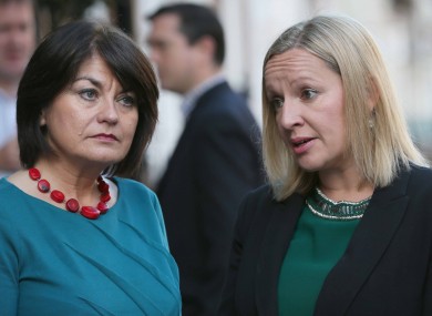 Two Reform Alliance members Fidelma Healy-Eames and Lucinda Creighton