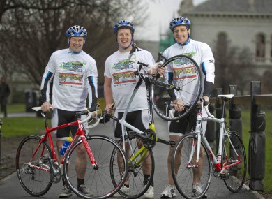 Wallace brothers, Richard, Paul and David, are taking part in the Malin to Mizen Cycle.