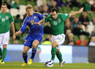Reid in possession last night.