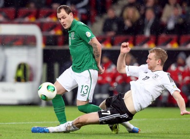 Anthony Stokes and Per Mertesacker.