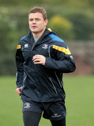 O'Driscoll training last month.