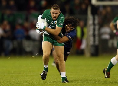 Ireland's Ciaran Sheehan with Christopher Yarran of Australia