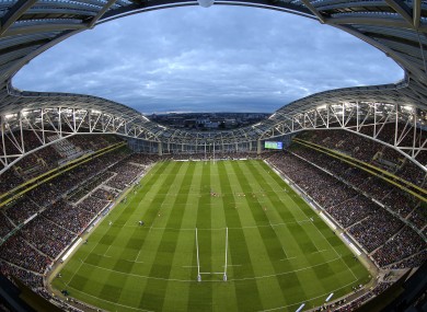 Leinster will host Munster at the Aviva Stadium in March.
