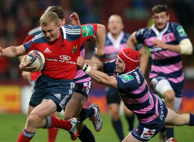 Keith Earls has another excellent game for Munster.