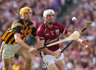 Niall Donoghue in action for Galway in the 2012 All-Ireland final.