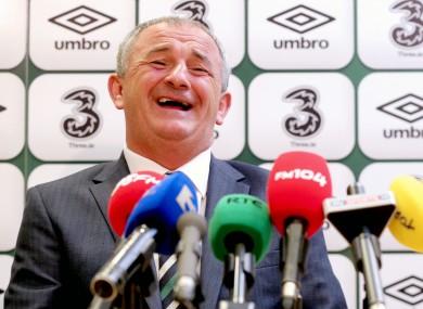 King: tense interview after last night's win.