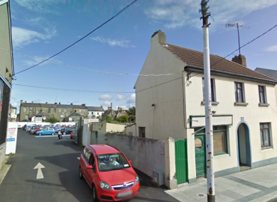 The car park where the man's body was found, just off the Florence Road in the town.