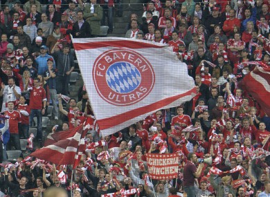 Bayern fans.